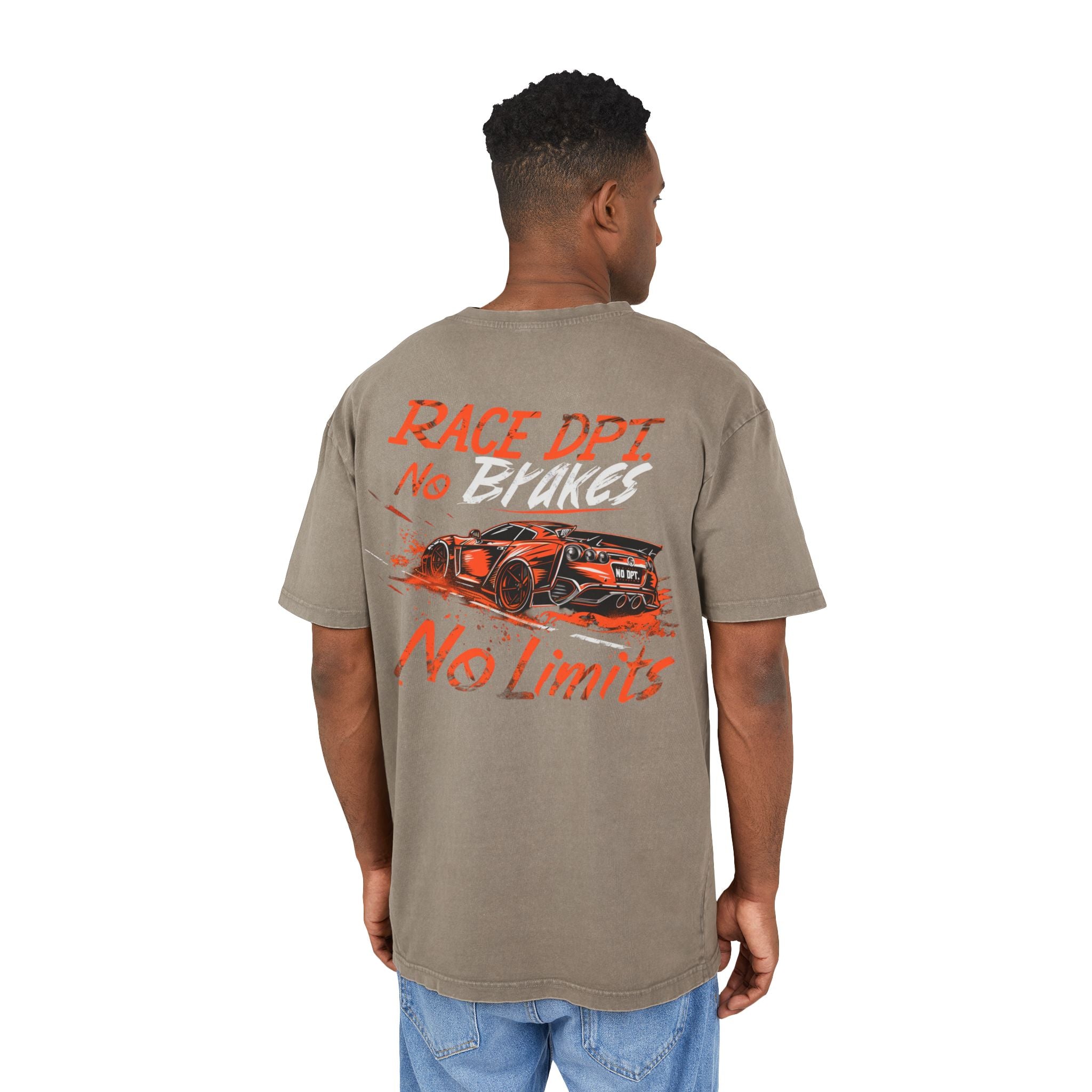 T-shirt Motorsport Racing Oversize - Burning Asphalt 02